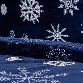 4Home Obliečky mikroflanel Midnight Snowfall, 140 x 200 cm, 70 x 90 cm