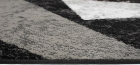 TA Koberec K855F BLACK CHEAP PP EWL Sivý Obdĺžnikový Rozmer: 120x170 cm