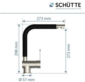 Schütte Kuchynská batéria RIO (nerezová oceľ/čierna)  (100335931)