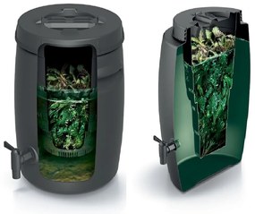 PROSPERPLAST Kompostér na výrobu EKO hnojiva COMBIOLIQ čierny 50l