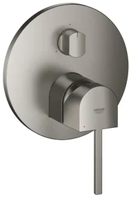 Sprchová a vaňová batéria GROHE PLUS bez podomietkového telesa kartáčovaný Hard Graphite 24093AL3