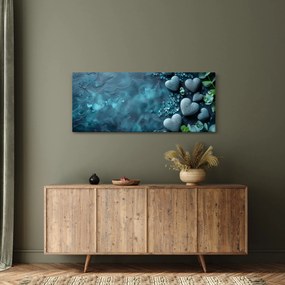 Obraz - Kamene tvaru srdca (120x50 cm)