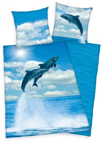 Herding Obliečky Dolphins 140x200/70x90cm