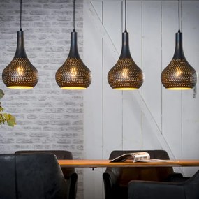 Luster 81-41B 4 x Ø28cm metal cone - PRODUKT JE SKLADOM U NÁS - 1Ks  - Komfort-nábytok