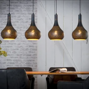 Luster 81-41B 4 x Ø28cm metal cone - PRODUKT JE SKLADOM U NÁS - 1Ks  - Komfort-nábytok