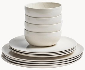 Serax x Kelly Wearstler, Porcelánová súprava riadu Zuma, 4 osoby (12 ks)