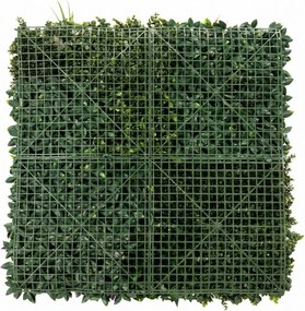 Outsunny umelý panel brečtanu 1 x 1 m (100 x 100 cm) – súkromný plotový panel, ľahko upevniteľné zelené listy na balkón, terasu a vonkajšiu výzdobu |