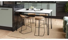 Jedálenský stôl HALIJA biely