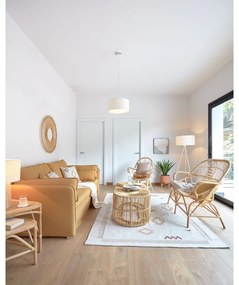 Rozkladacia pohovka v horčicovej farbe 210 cm Tanit – Kave Home