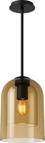 Toolight Amber, závesné svietidlo 1xE27 APP1704-1PC, hnedá-čierna, OSW-04335