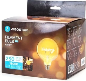 LED Žiarovka FILAMENT E27/4W/230V 1800K happy - Aigostar