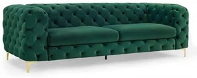 Zelená sedačka Modern Barock 240 cm »