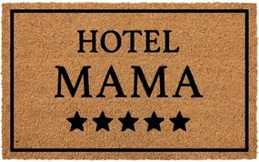 Hnedá kokosocá rohožka Mama Hotel - 75*45*1 cm