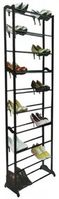 Verk Skladací botník Amazing Shoe Rack 30 párov čierna