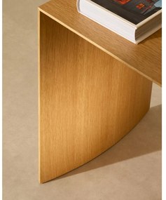 Konferenčný stolík vo svetloprírodnej farbe v dekore duba 45x90 cm Litto – Kave Home