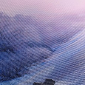 Obraz - Zamrznutá rieka (90x60 cm)