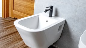 Laveo Pinar, bidetová batéria h-138, čierna matná, LAV-BAW_732D