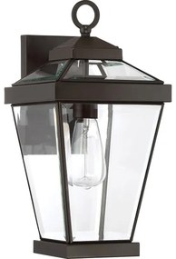 Quoizel QZ-RAVINE2-M-Vonkajšie nástenné svietidlo RAVINE 1xE27/60W/230V IP44 hnedá