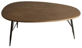 Konferenčný stolík keren 110 x 59 cm medený MUZZA
