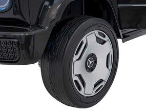 Detské autíčko s elektrickým pohonom 4x4 Mercedes Benz EQG - čierne