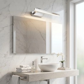 Toolight Toolight, LED nástenné svietidlo, 40cm, 8W, 4000K, 1500lm, SWE028-1W, chrómová, OSW-20127