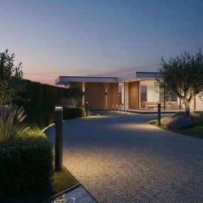 Ideal Lux - LED Vonkajšia lampa BOEING LED/14W/230V 100 cm IP65 čierna