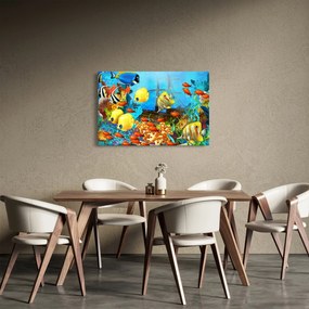 Obraz - Farebný koralový útes (90x60 cm)