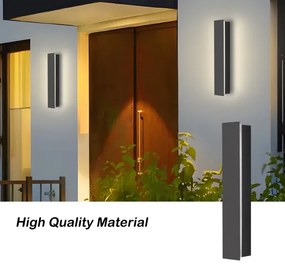 Brilagi - LED vonkajšie nástenné svietidlo LINEAR LED/8W/230V 3000K IP65 antracit