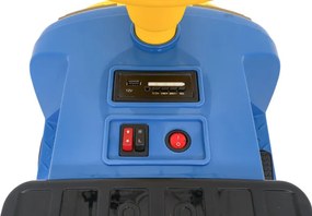 Elektrické autíčko rušeň modré
