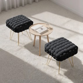 Taburetka DOTTY čierna