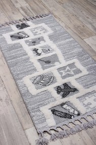 Koberec London 282 GREY rozmery koberec: 133x190 cm