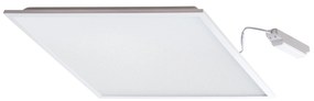 KANLUX Vstavaný LED panel RINGO-P, 38W, denná biela, 60x60cm, hranatý, biely