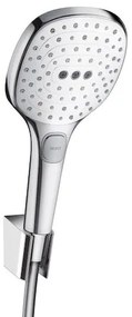 Sprchová hlavica s hadicou Hansgrohe Raindance Select E biela/chróm 26720400