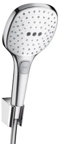 Sprchová hlavica s hadicou Hansgrohe Raindance Select E biela/chróm 26720400