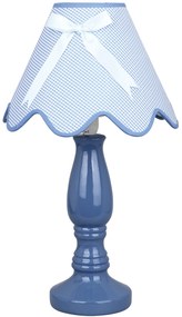 CLX Detská stolná lampička VENTIMIGLIA, 1xE14, 40W, modrá
