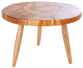 Konferenčný stolík MOSAIK Ø 60cm teakové drevo