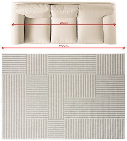 Koberec Mellow Gray I 160x230 cm