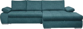 XXXLutz ROHOVÁ SEDAČKA, textil, petrolejová Carryhome - Sedačky - 002300011413