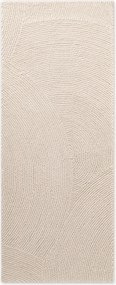 Hanse Home, Behúň Calmio 106220 Natural White, 80x200, biela, obývacia izba