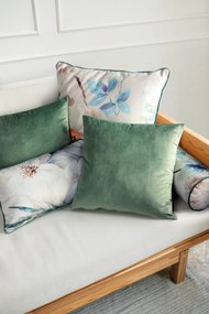 DEKORAČNÁ OBLIEČKA NA VANKÚŠ GAJA1 45X45 CM TMAVOMÄTOVÁ