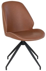 Koňakovohnedé jedálenské stoličky v súprave 2 ks Monte – House Nordic