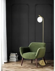 Stojacia lampa 1xE27/40W/230V zlatá/biela