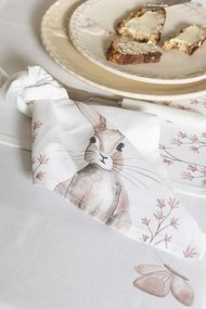 Kuchynská zástera s motívom králikov Rustic Easter Bunny - 70 * 85 cm