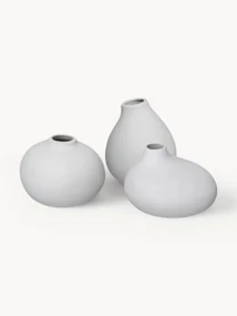 Súprava malých porcelánových váz Nona, 3 ks