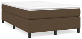 Boxspring posteľ s matracom tmavohnedá 120x190 cm látka 3269686