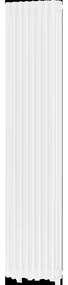 Mexen Denver dekoratívny radiátor 1600 x 378 mm, 1487 W, Biela - W215-1600-378-00-20
