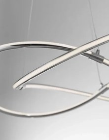 LED luster Martino 60 Chrome