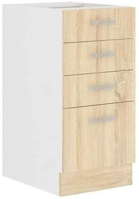 Skrinka do kuchyne Sara sonoma 40d 4s bb