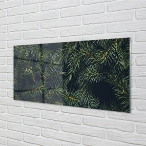 Sklenený obraz Vianočný strom vetvičky 120x60 cm