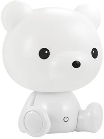 LED Stmievateľná detská nočná lampička 2,5W/230V medvedík biela